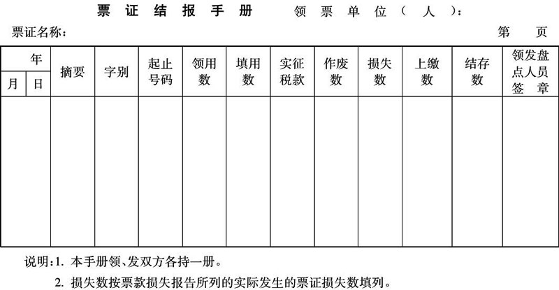 国家税务总局关于印发《税收票证管理办法》的通知-1